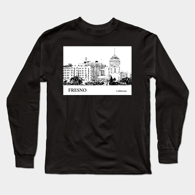 Fresno - California Long Sleeve T-Shirt by Lakeric